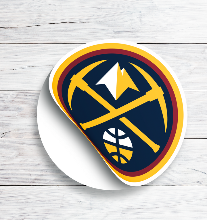 Elevate Your Style with Denver Nuggets Logo Stickers! ๐โจ Denver Nuggets - Rozovy