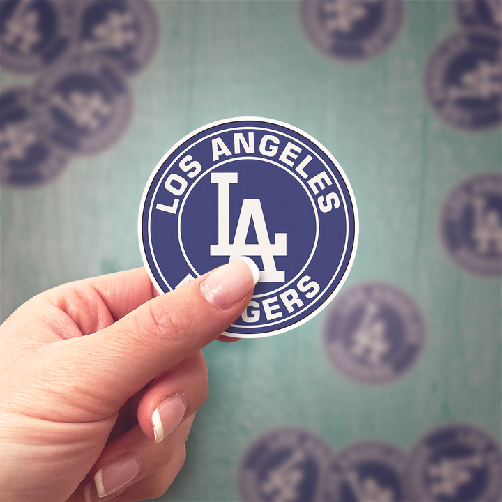 LA Dodgers Stickers. Waterproof, Holographic or Glossy Vinyl Sticker. MBL Stickers - Rozovy