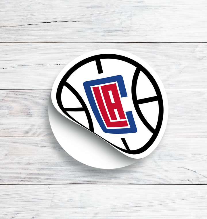Los Angeles Clippers Logo Sticker - Holographic or Glossy - Waterproof - Great Gift NBA Stickers - Rozovy