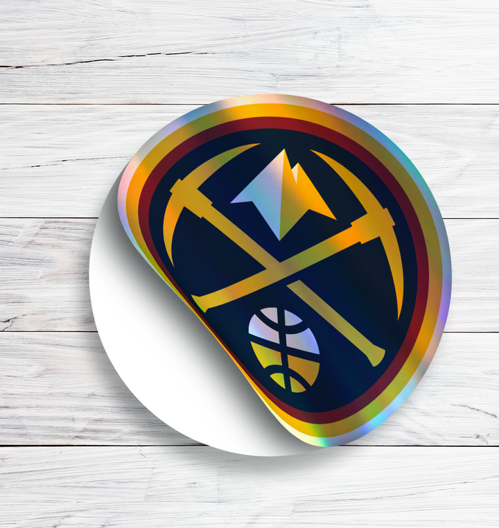 Elevate Your Style with Denver Nuggets Logo Stickers! ๐โจ Denver Nuggets - Rozovy
