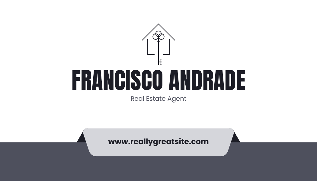 Modern Real Estate Agent Business Card – Professional Realtor Design