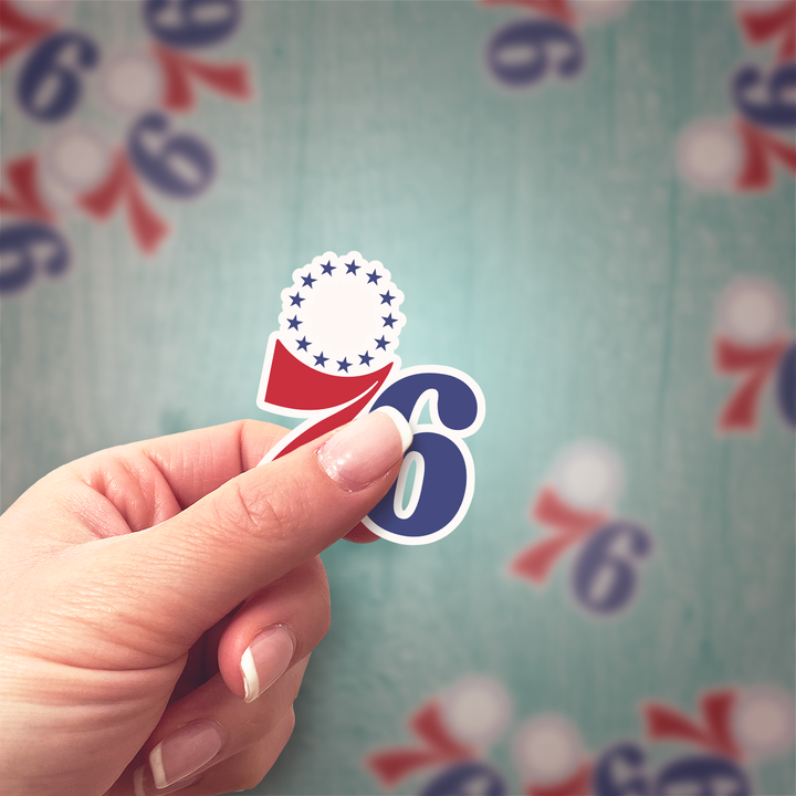 Philadelphia 76ers Logo Stickers - Waterproof, Holographic, or Glossy Vinyl - Score Style Points! Philadelphia 76ers Logo Stickers - Rozovy