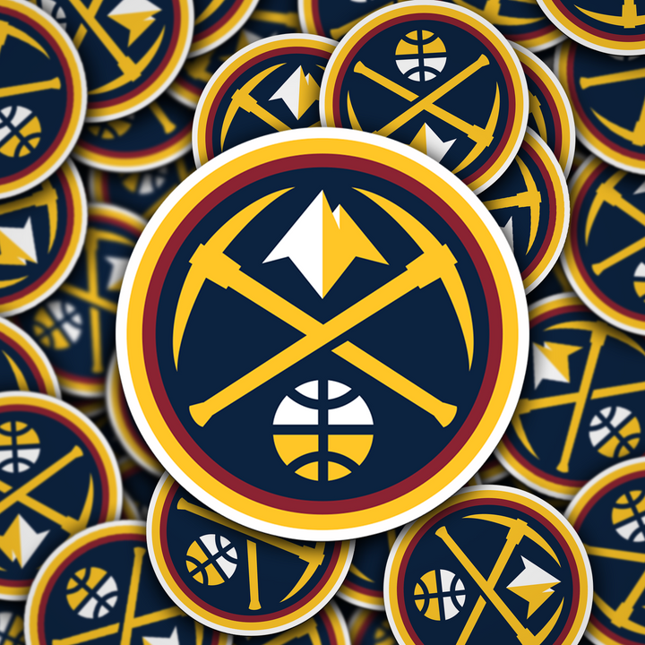 Elevate Your Style with Denver Nuggets Logo Stickers! ๐โจ Denver Nuggets - Rozovy