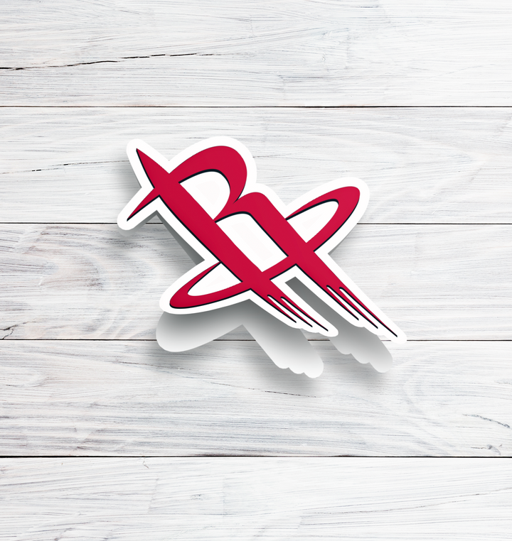 Houston Rockets Logo Sticker - Holographic or Glossy - Waterproof - Great Gift Houston Rockets Logo Sticker - Rozovy
