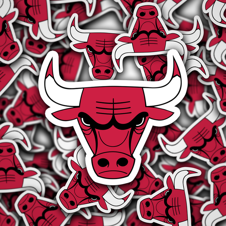 Chicago Bulls Logo Stickers - Waterproof, Holographic, or Glossy Vinyl - Slam Dunk Your Style! Chicago Bulls Logo Stickers - Rozovy