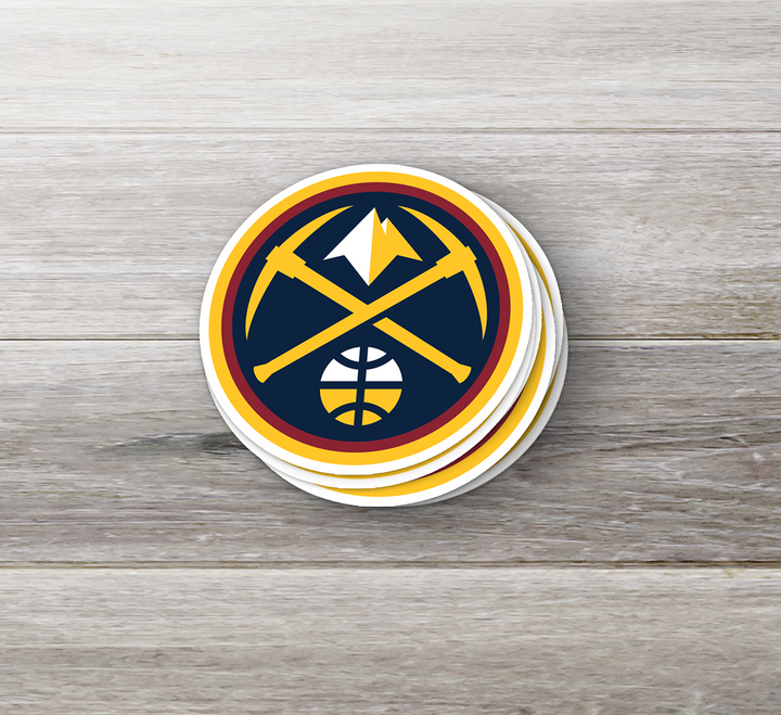 Elevate Your Style with Denver Nuggets Logo Stickers! ๐โจ Denver Nuggets - Rozovy