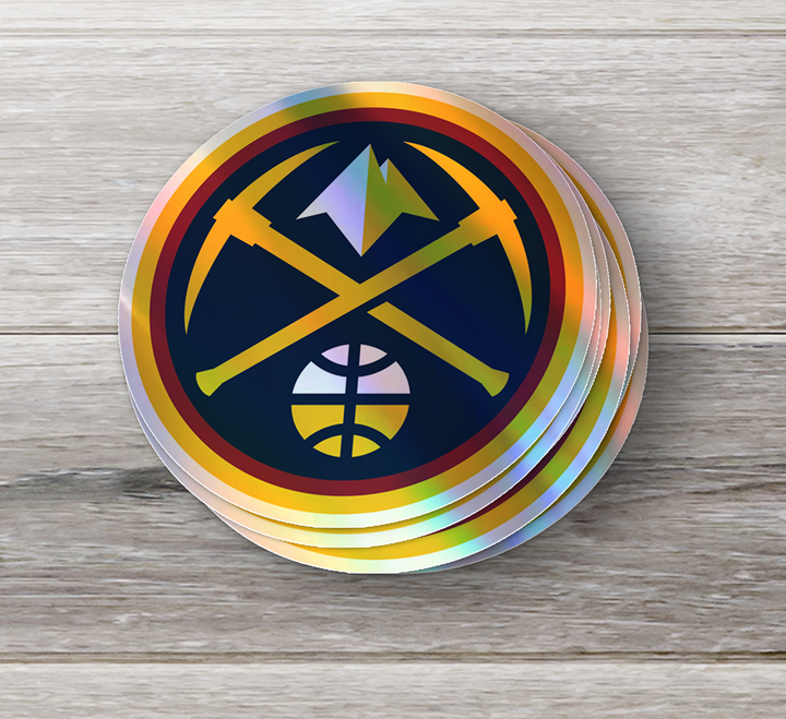 Elevate Your Style with Denver Nuggets Logo Stickers! ๐โจ Denver Nuggets - Rozovy