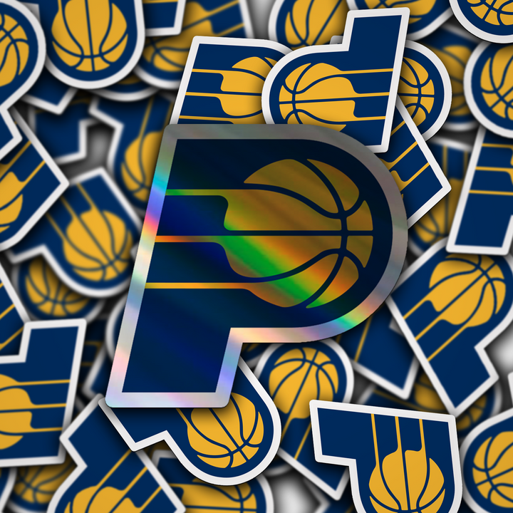 Indiana Pacers Logo Stickers - Waterproof, Holographic, or Glossy Vinyl - Pace Up Your Style! Indiana Pacers Logo Stickers - Rozovy