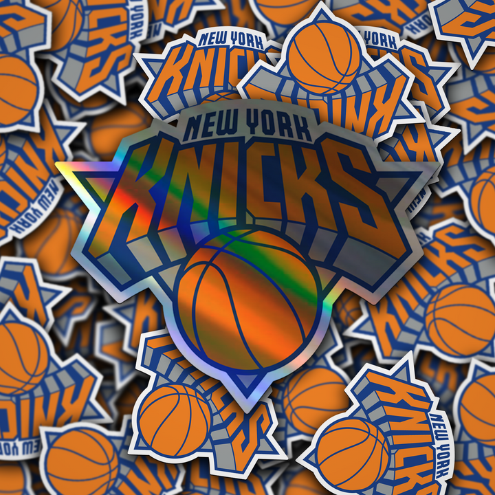 New York Knicks Logo Stickers - Waterproof, Holographic or Glossy Vinyl - Slam Dunk Your Style in the Big Apple! New York Knicks Logo Stickers - Rozovy