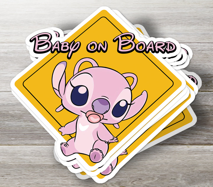 Angel Baby on Board Car Sticker