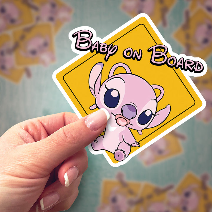 Angel Baby on Board Car Sticker