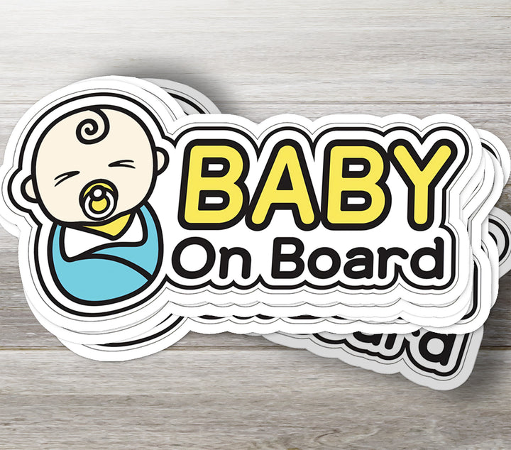 Baby on Board Car Sticker – Cute & Safe Infant Warning Decal