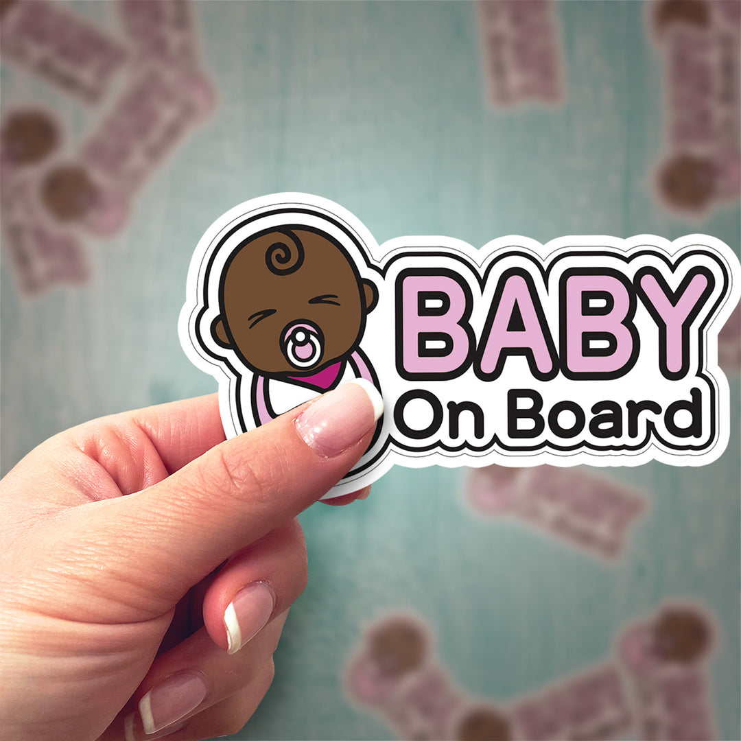 Adorable Baby on Board Sticker – Cute & Safe Car Decal