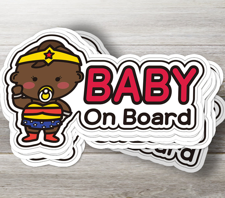 Superhero Baby on Board Sticker