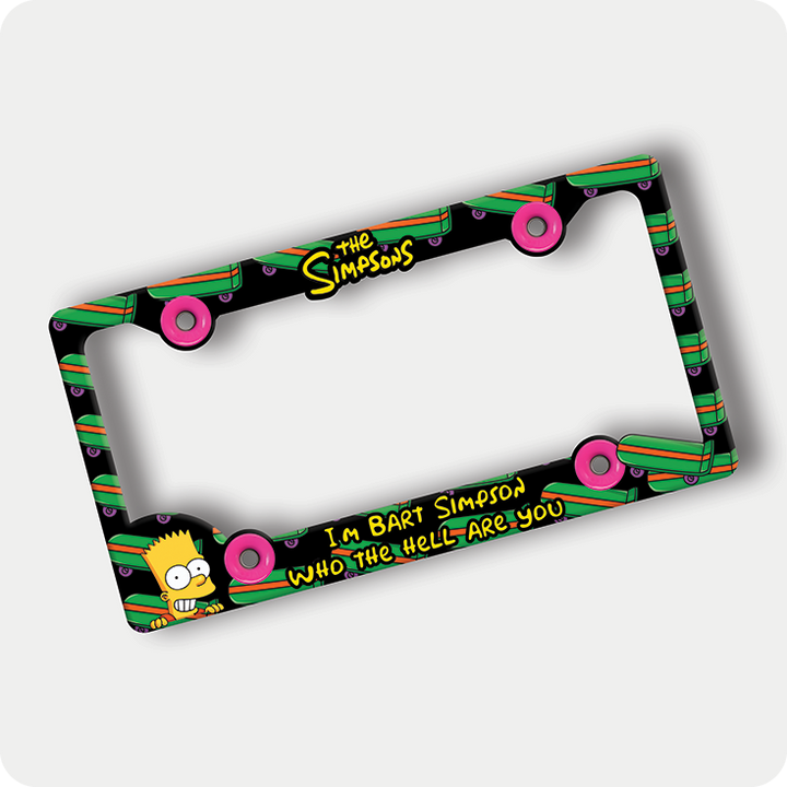 Bart Simpson License Plate Frame