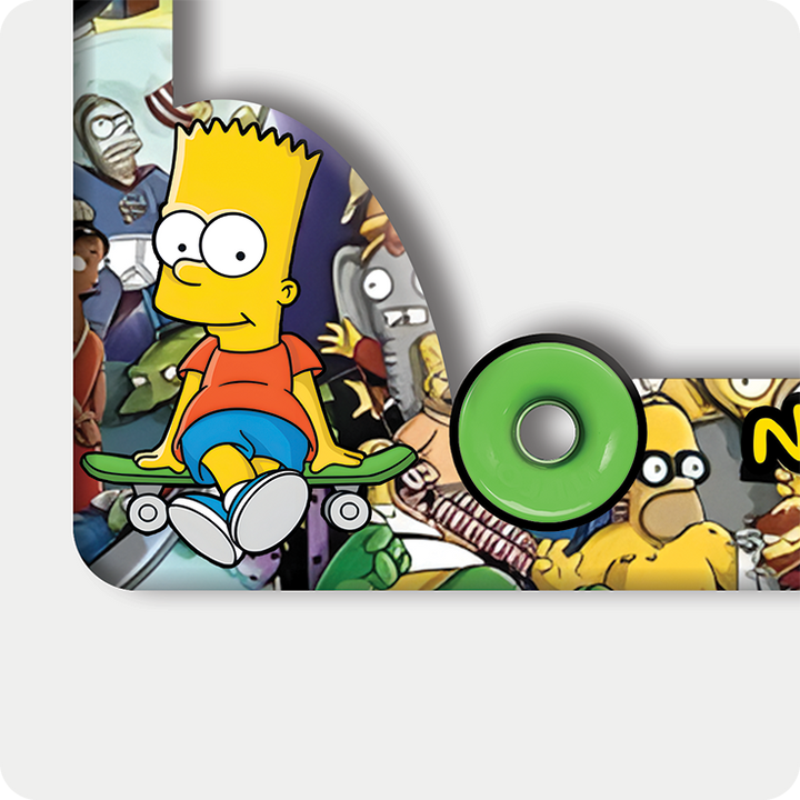 Bart Simpson Skateboard License Plate Frame
