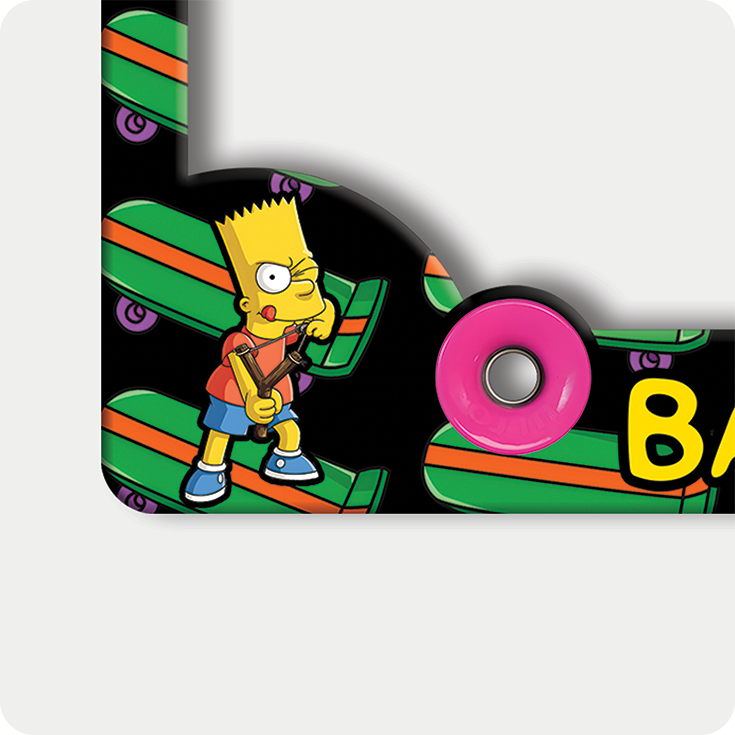Bart Simpson Slingshot License Plate Frame
