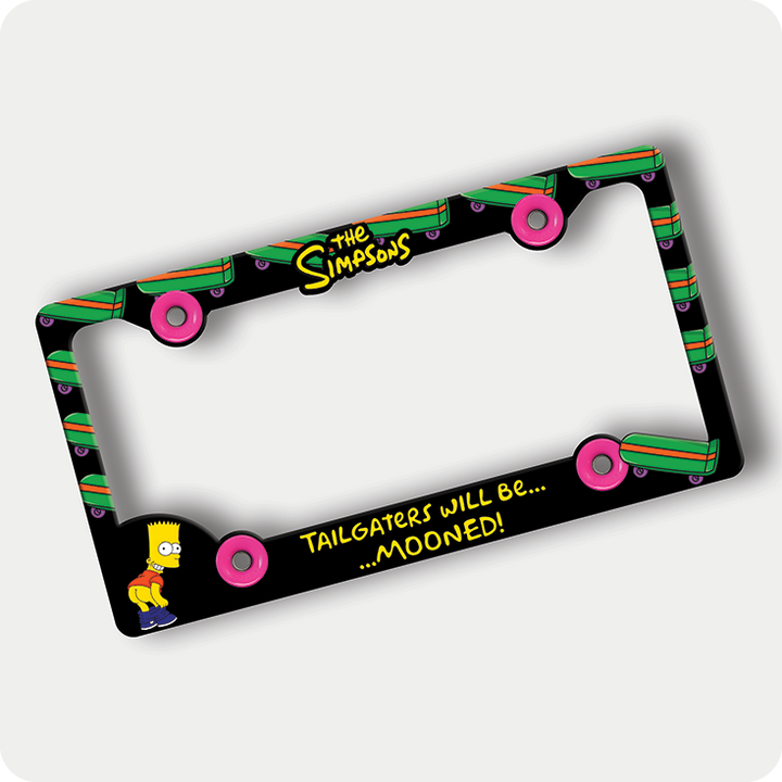 Bart Simpson Mooning License Plate Frame