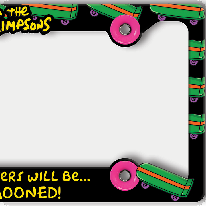 Bart Simpson Mooning License Plate Frame