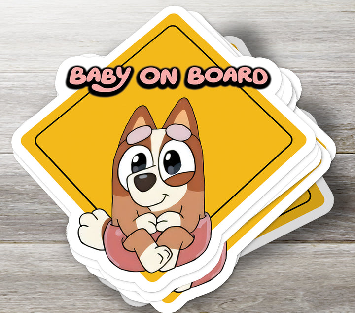 Bingo Baby on Board Car Sticker