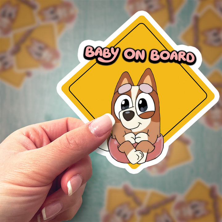 Bingo Baby on Board Car Sticker