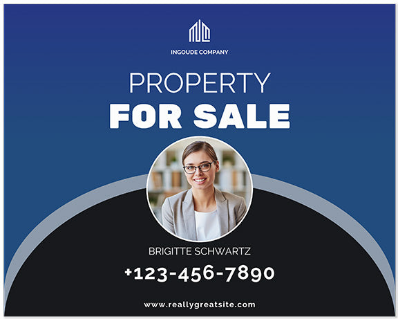 Modern For Sale Sign – Custom Realtor Design
