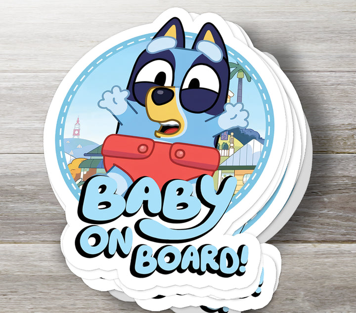 Bluey" Baby on Board Decal