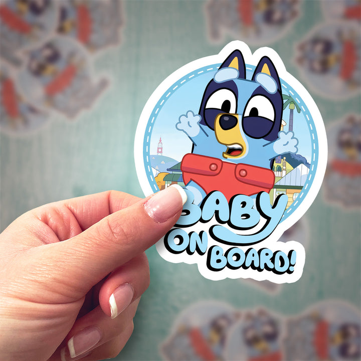 Bluey" Baby on Board Decal