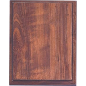 Cherry Finish Plaque - Black/Gold Brass Plate - Black Brass Perpetual Plate - Value Pack