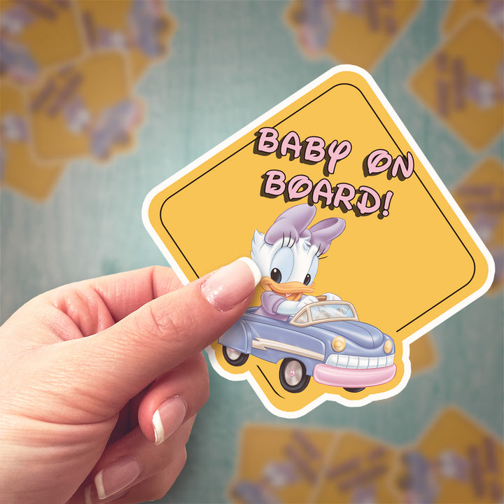 Daisy Duck on Board - Car Sticker