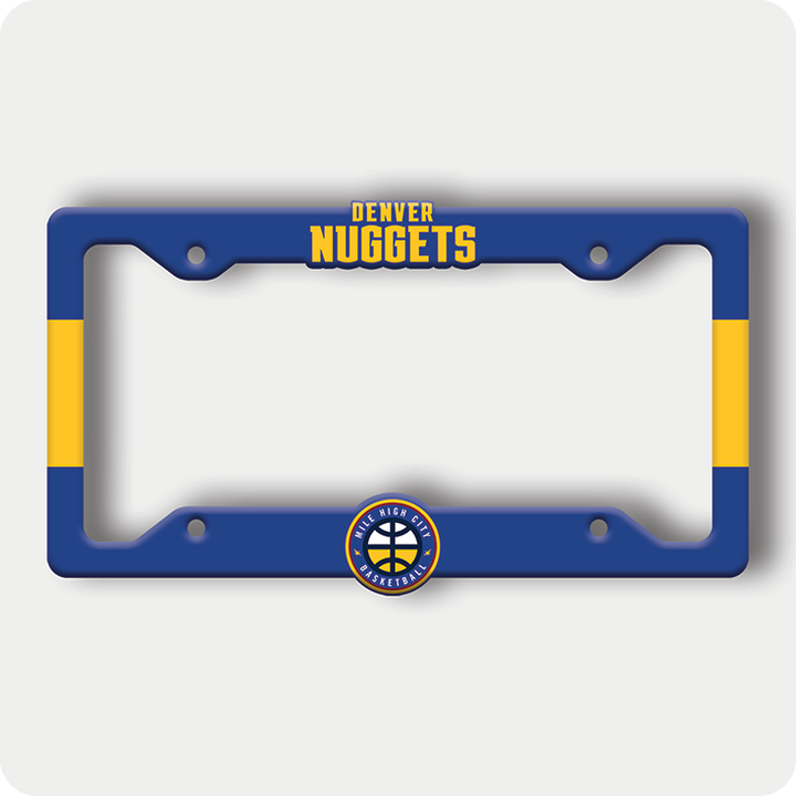 Denver Nuggets License Plate Frame – NBA Car Accessory