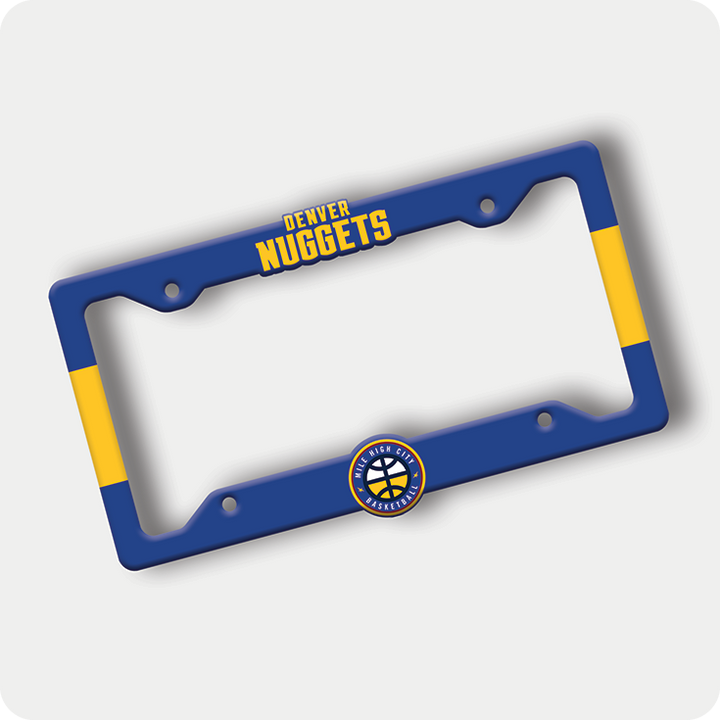 Denver Nuggets License Plate Frame – NBA Car Accessory