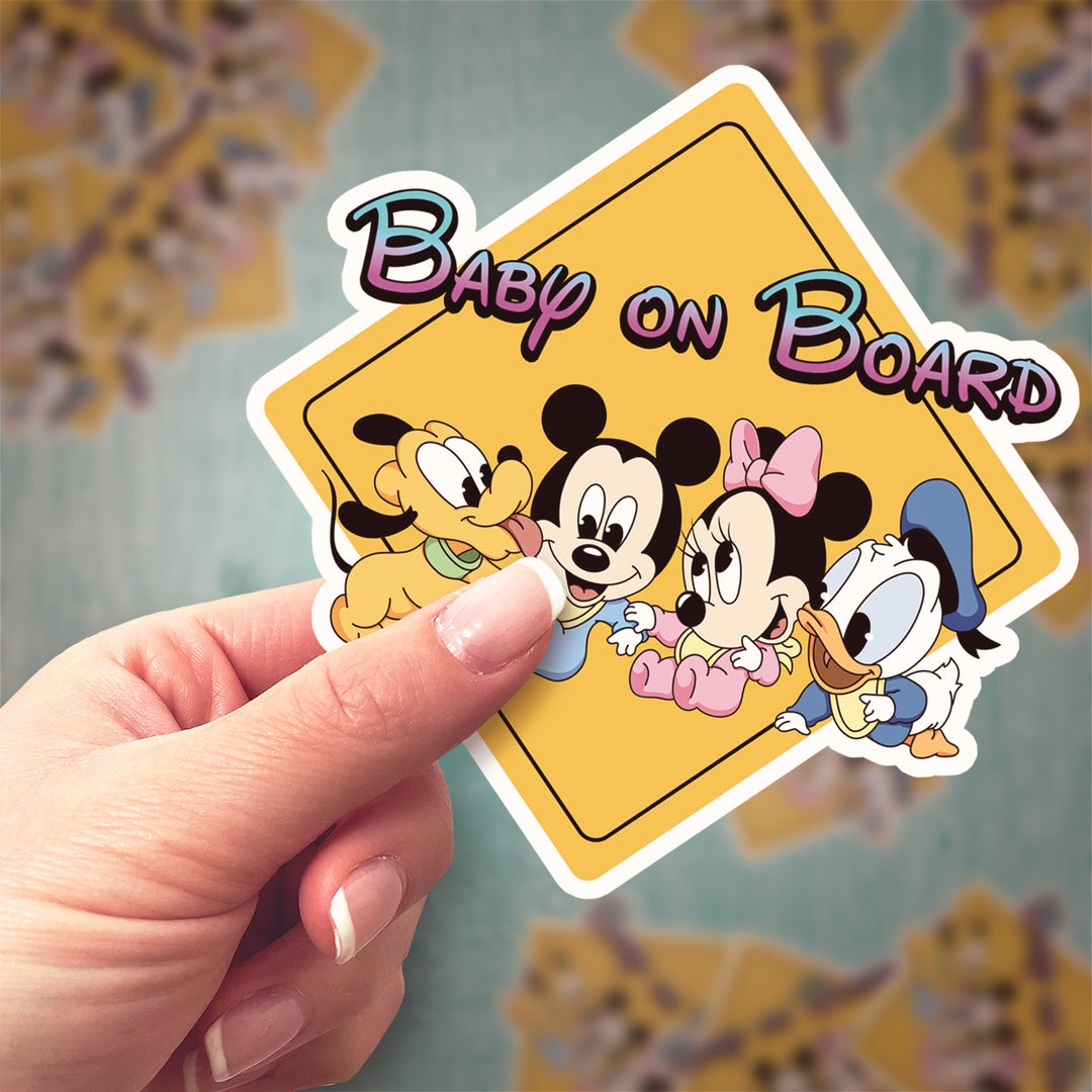 Disney Babies On Board - Car Sticker