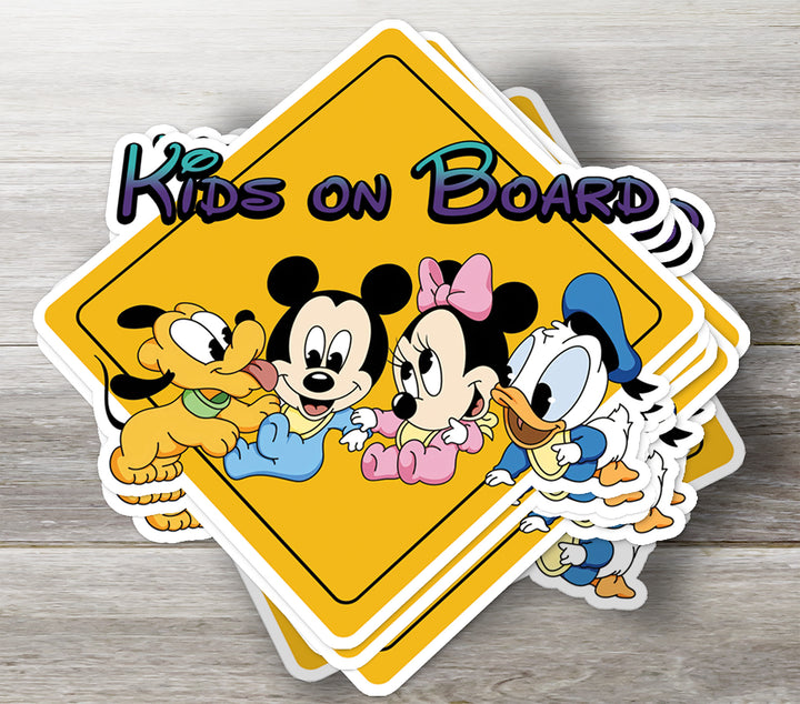 Disney Kids On Board Car Sticker