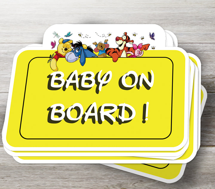 Winnie the Pooh and Friends Car Sticker