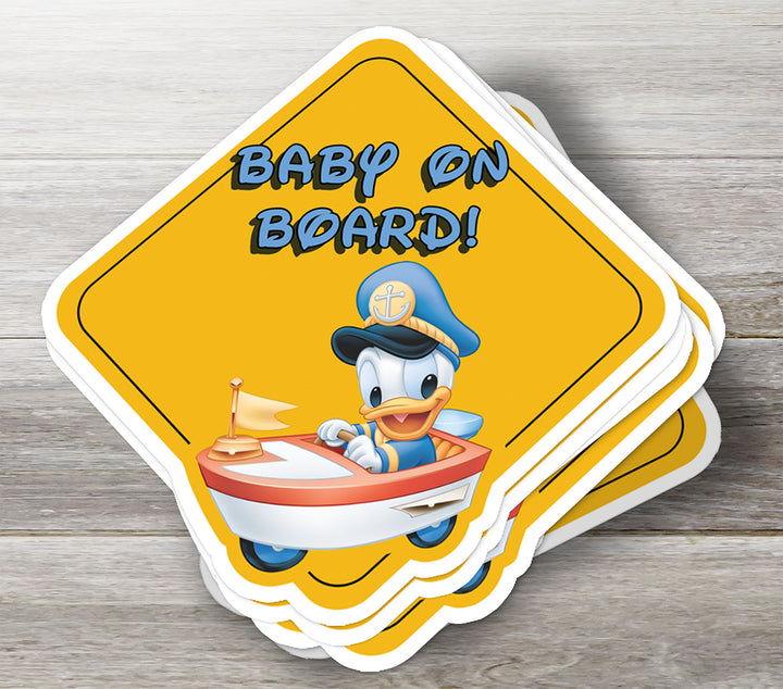 Donald Duck Car Sticker