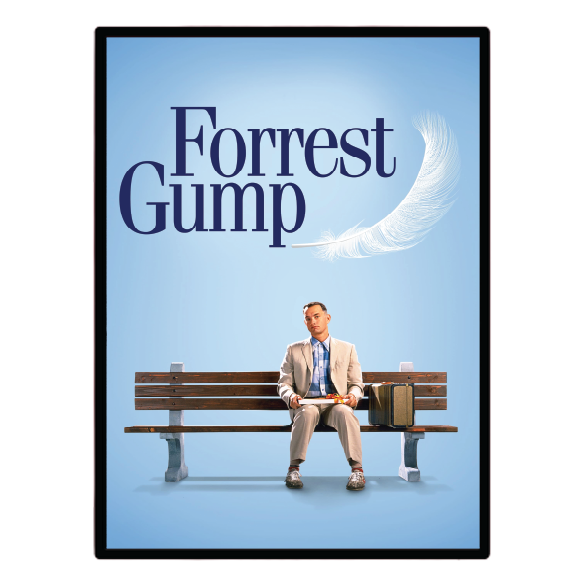 Forrest Gump (1994) Illuminated LED frame display & Poster