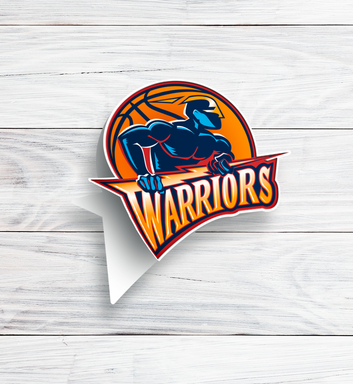 Golden State Warriors 1997/98 -2009/10 Logo Stickers - Waterproof, Holographic or Glossy Vinyl - Splash Your Style! Stickers - Rozovy