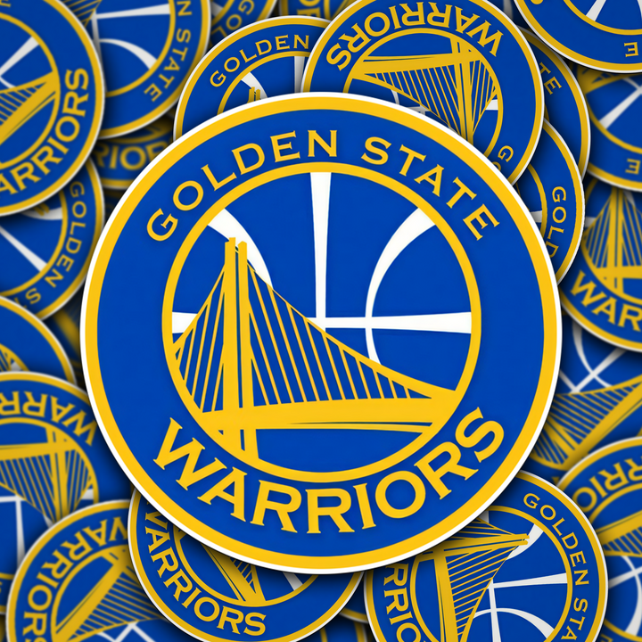 Golden State Warriors Logo Stickers - Waterproof, Holographic or Glossy Vinyl - Splash Your Style!