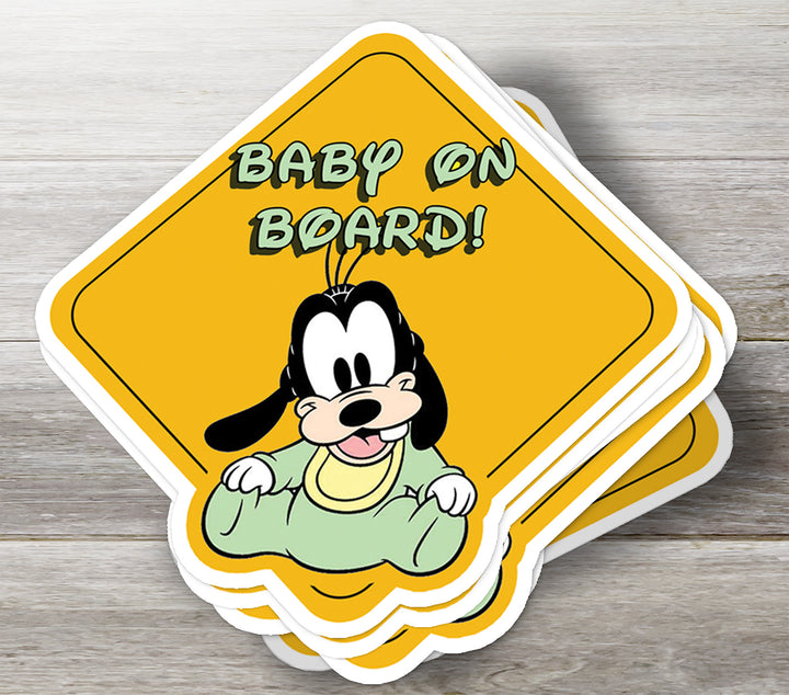 Baby Goofy on Board - Car Sticker