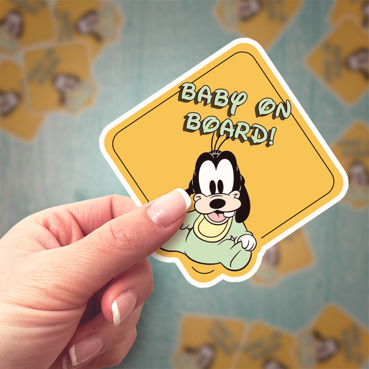 Baby Goofy on Board - Car Sticker