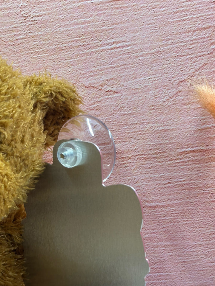 Hello Kitty Baby On Board Sign - Cute Aluminum Car Safety Warning Sign with Suction Cup - Durable Red and White Child Safety Alert