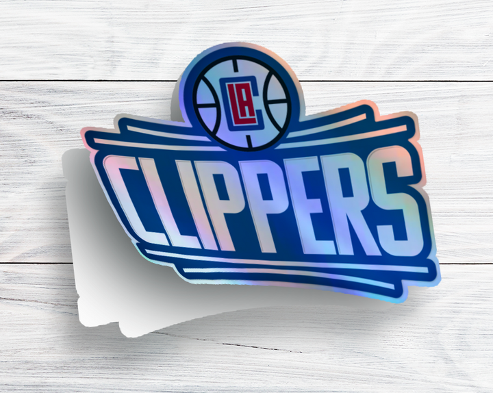 Los Angeles Clippers Sticker - Holographic or Glossy - Waterproof - Great Gift NBA Stickers - Rozovy