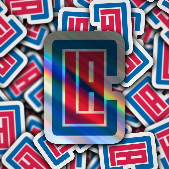Los Angeles Clippers Sticker - Holographic or Glossy - Waterproof - Great Gift NBA Stickers - Rozovy
