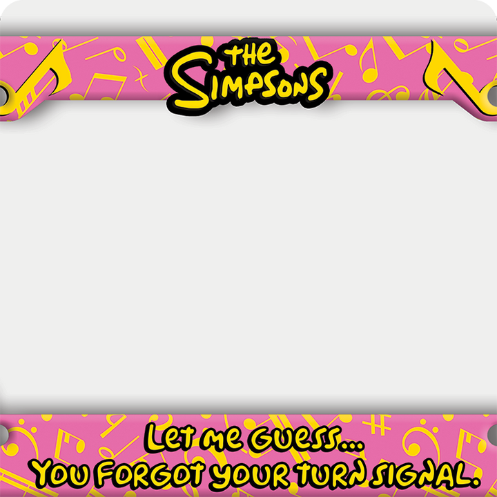 Lisa Simpson License Plate Frame