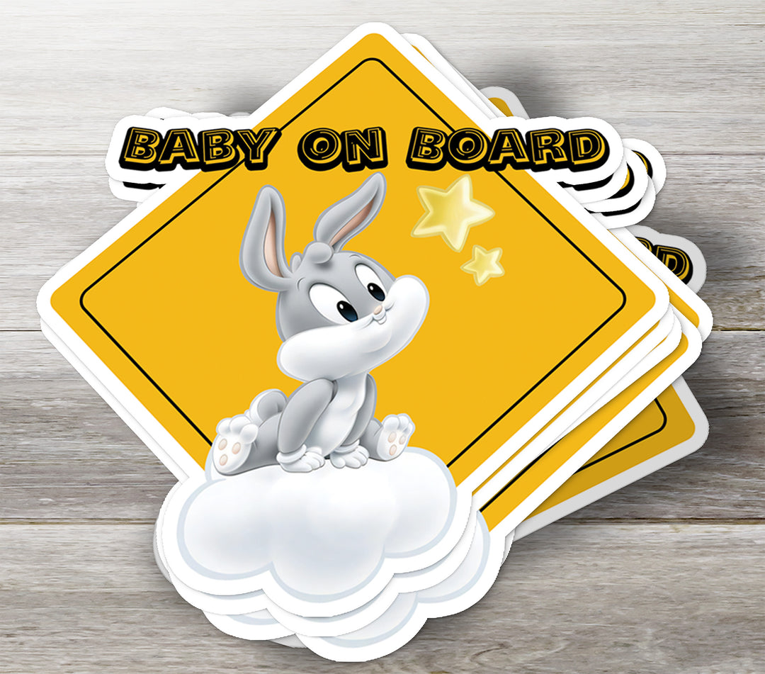Looney Tunes "Baby Bugs Bunny" Car Sticker