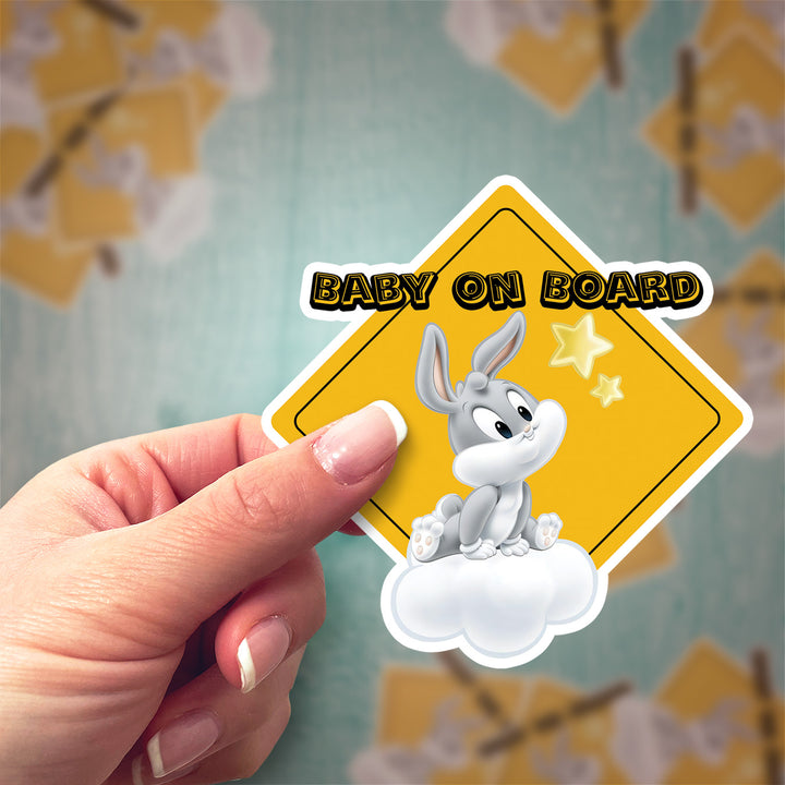Looney Tunes "Baby Bugs Bunny" Car Sticker