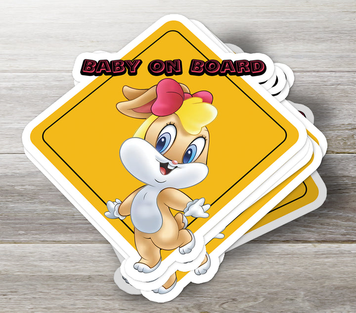 Looney Tunes "Baby Lolo Bunny" Car Sticker