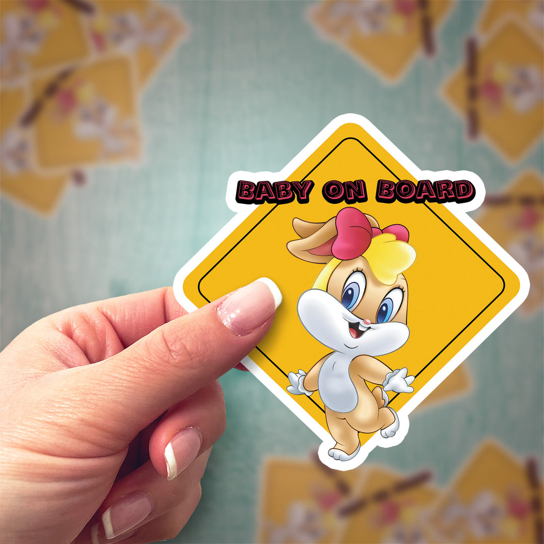 Looney Tunes "Baby Lolo Bunny" Car Sticker