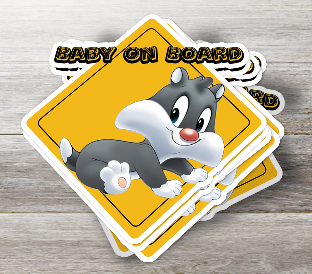 Looney Tunes "Baby Sylvester" Car Sticker